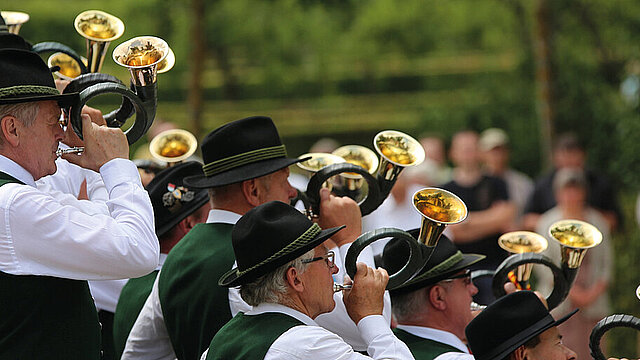 Jagdhornkonzert im Hofgarten Veitshöchheim