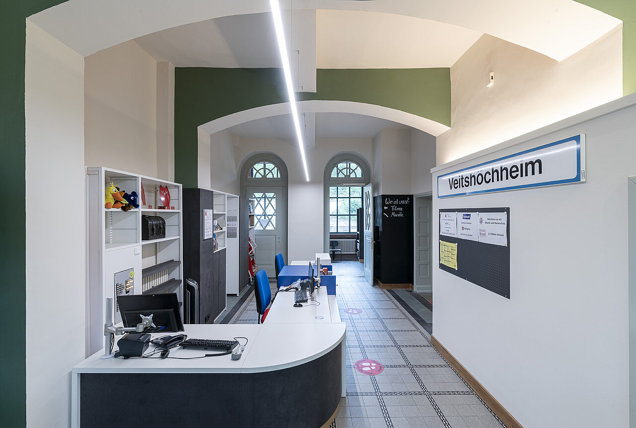 Bücherei Veitshöchheim Eingangsbereich