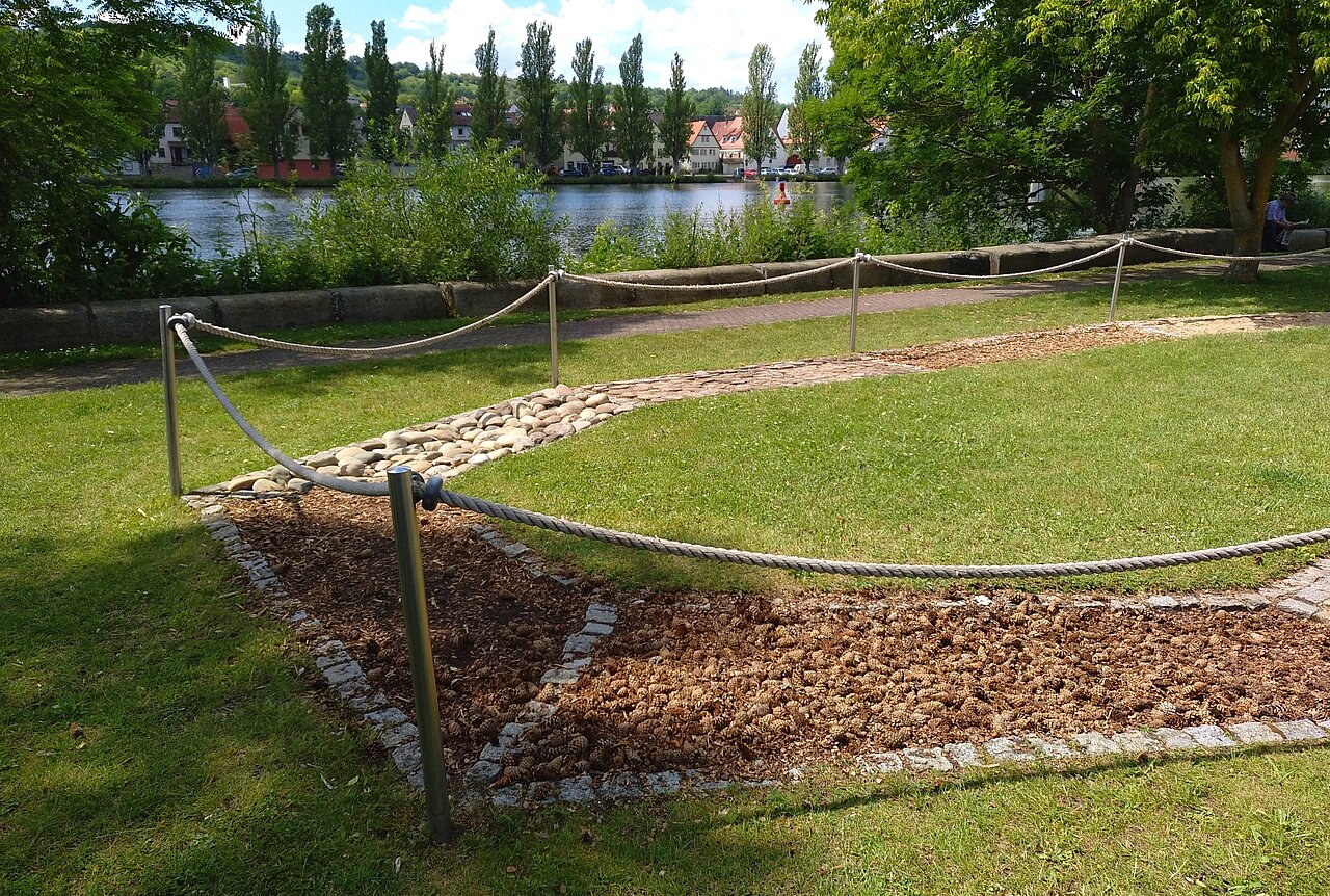 Barfußpfad Mainlände Veitshöchheim.jpg Barfußpfad Mainlände Veitshöchheim.jpg